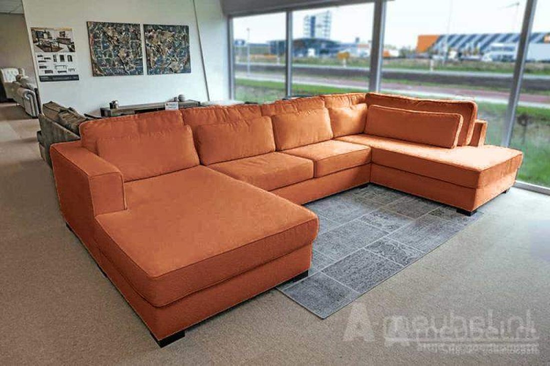 Arnhem U-Bankstel Cognac – A-meubel