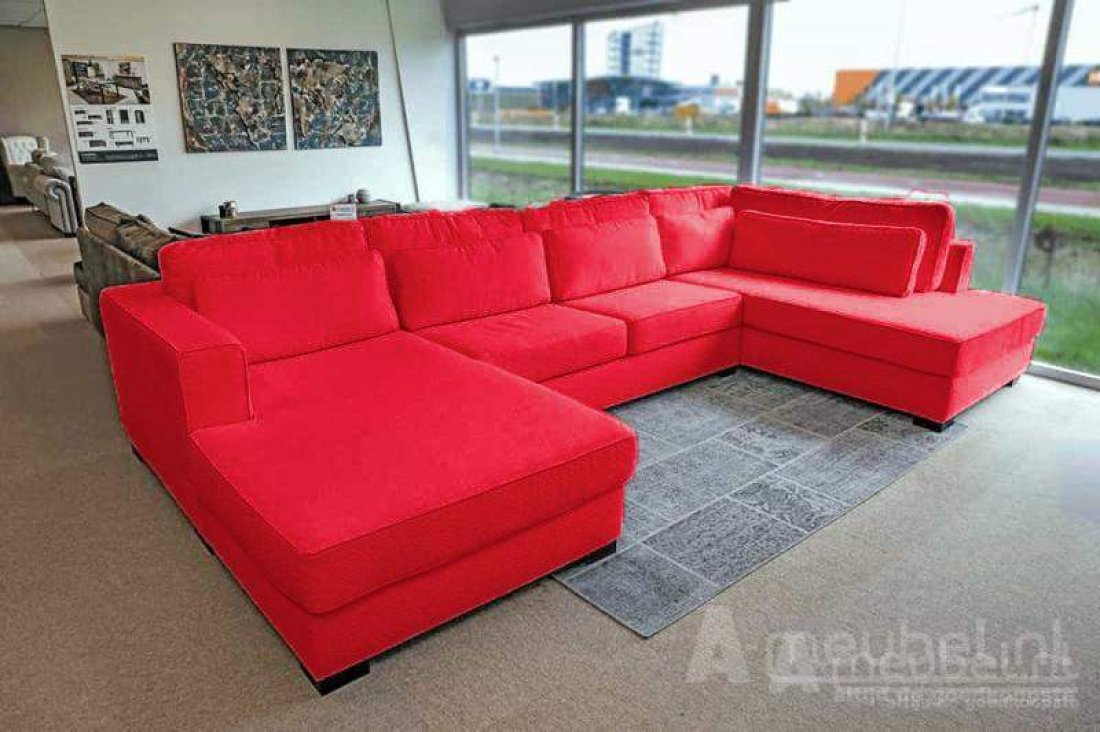 Arnhem U-Bankstel Rood – A-meubel