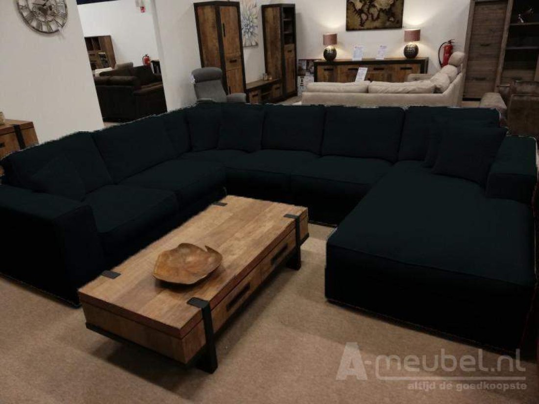 U-Bank Berlicum Zwart – A-meubel