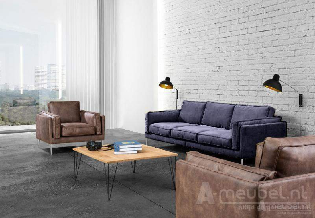 Alverna Bankstel Paars – A-meubel