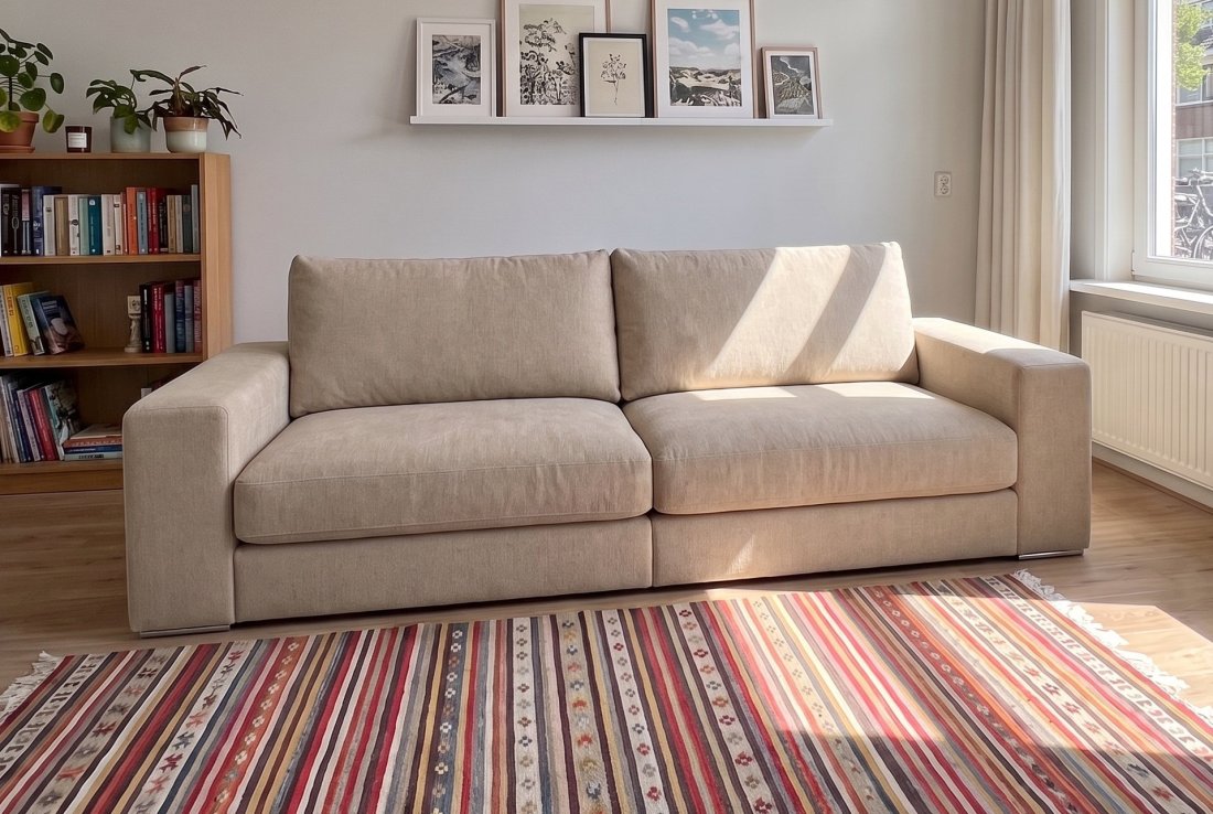 2 zits bank Amersfoort 2 Zits Bank in beige – A-meubel