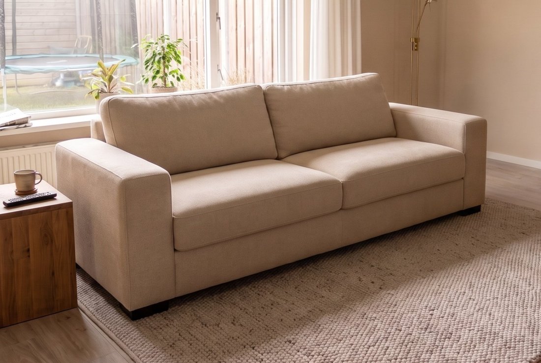 2 zits bank Arnhem 2 Zits Bank in beige – A-meubel