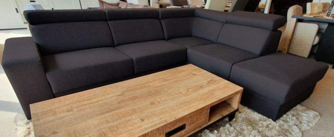 Raalte Longchair Antraciet – A-meubel
