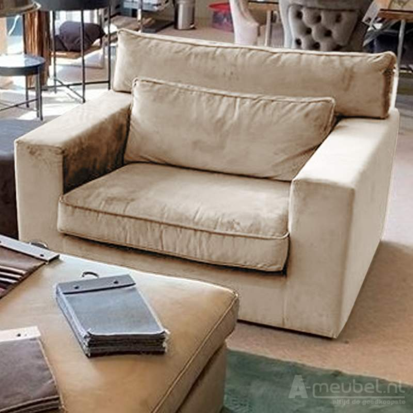 Oudenbosch Loveseat – bruin loveseat – A-meubel