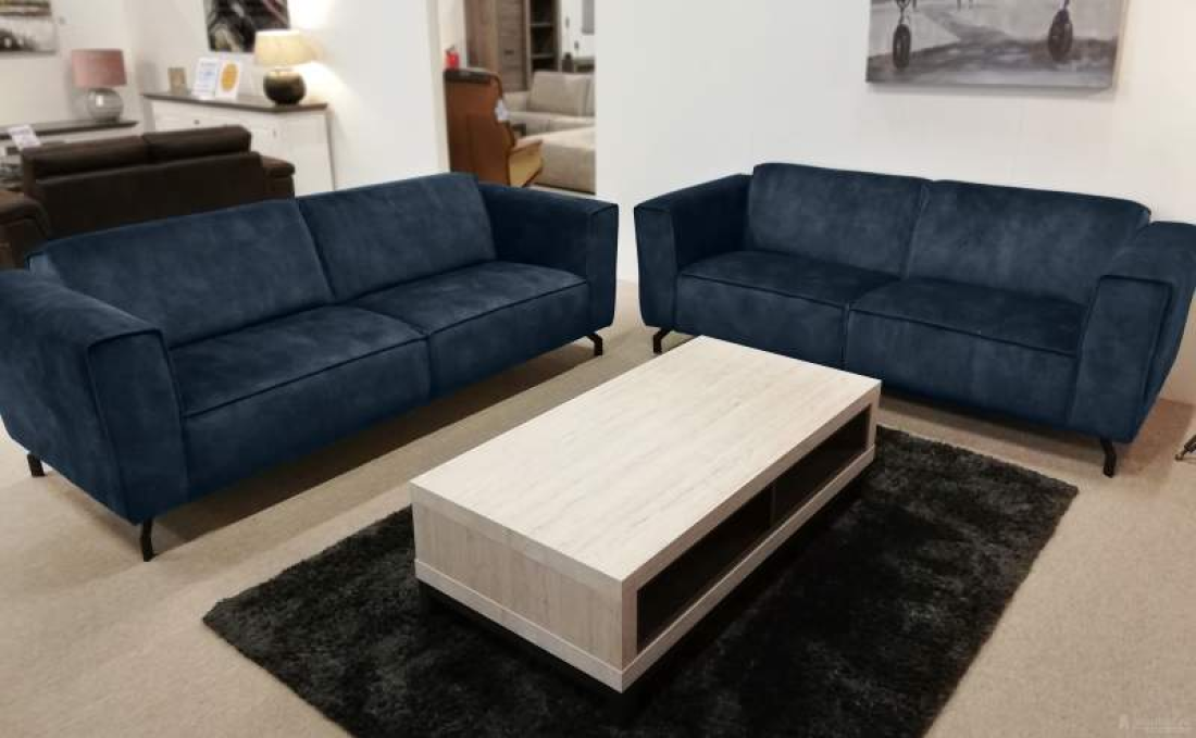 Bankstel Wolvega Blauw – A-meubel