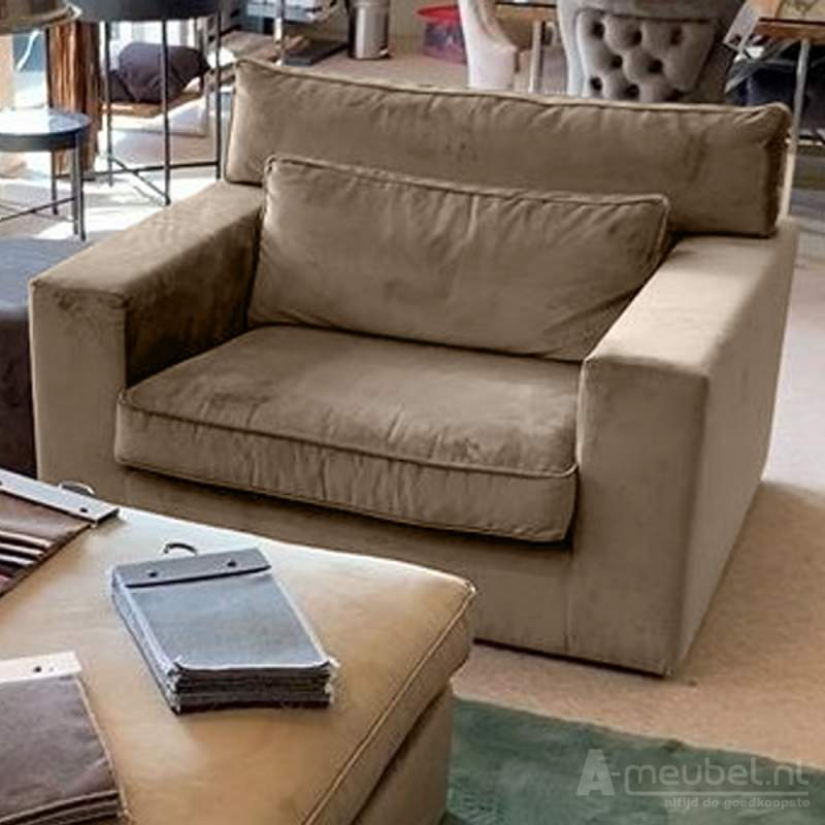 Oudenbosch Loveseat – bruin loveseat – A-meubel