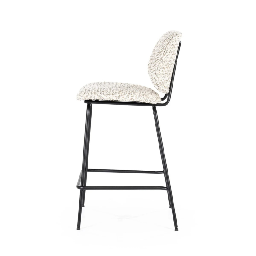 Barstoel Jon - Beige Maywood - 95993 45cm – foto 2 – A-meubel