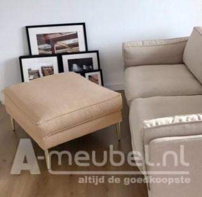 Alverna Hocker Beige – A-meubel