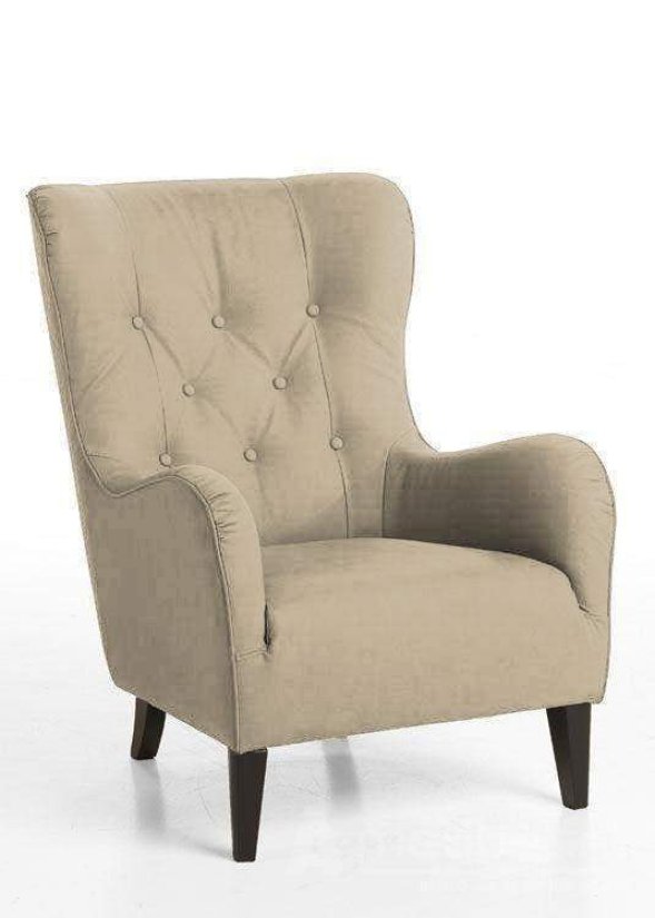Fauteuil James – wit fauteuil – A-meubel