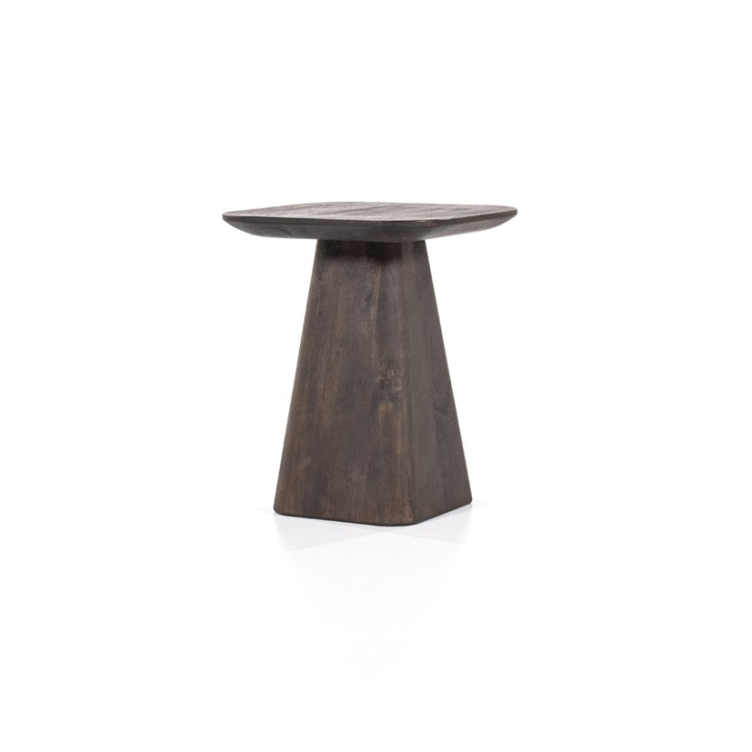 Bijzettafel Aron Vierkant - Bruin - 95763 40cm – A-meubel