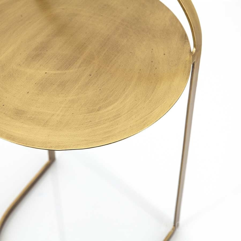 Bijzettafel Garcon 35cm - Goud - 191640 – foto 2 – A-meubel