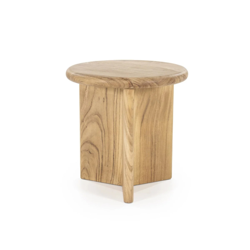 Bijzettafel Leoti Klein - Naturel - 240107 45cm – A-meubel