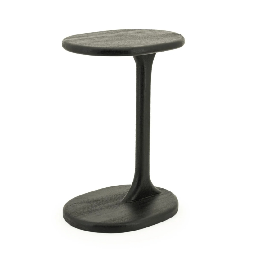 Bijzettafel Fenix - Zwart - 240121 40cm – A-meubel