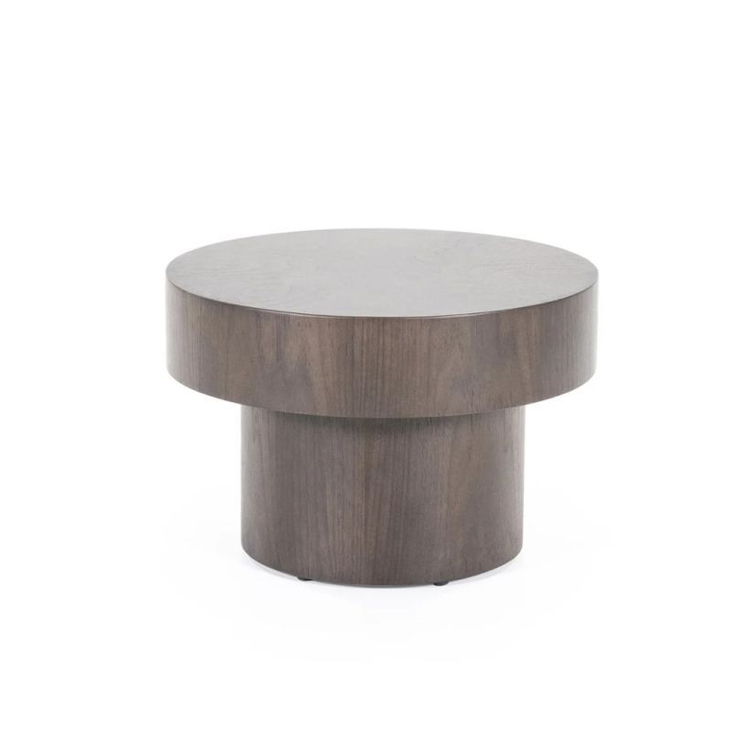 Bijzettafels Bobbie - 45x45x30cm - Zwart/Bruin - 95976 – A-meubel