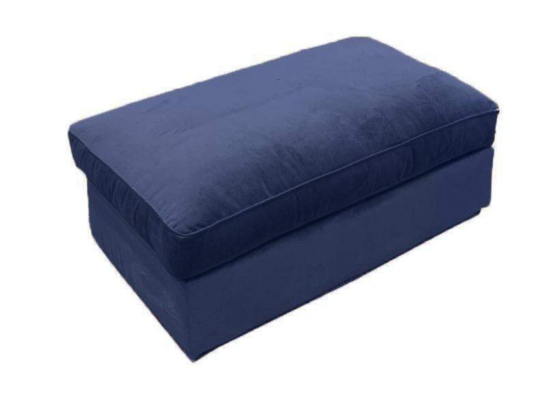 Oudenbosch Hocker B96 x D96 x H42cm Blauw – A-meubel