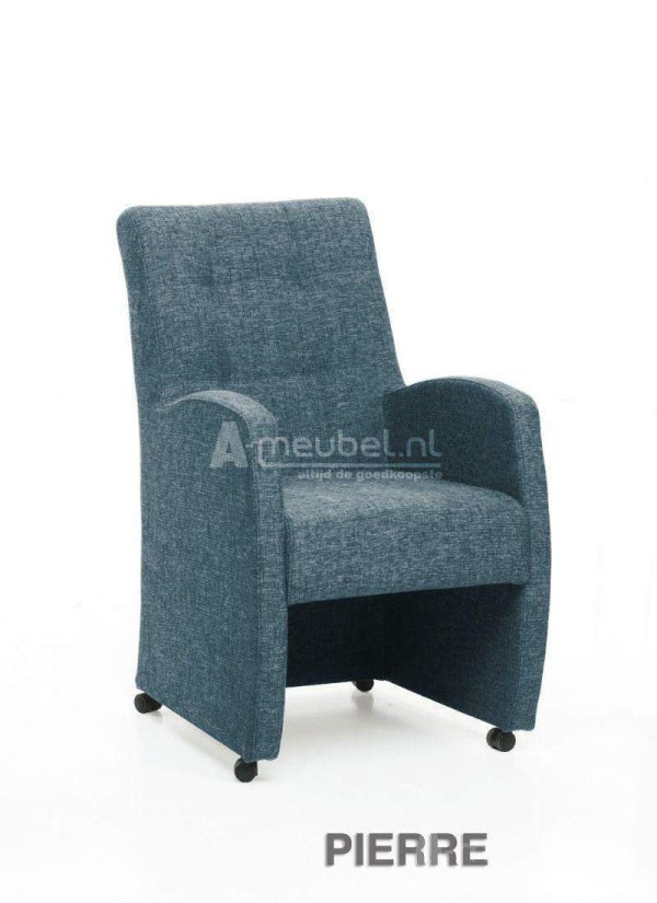 Stoel Pierre – wit eetkamerstoel – A-meubel