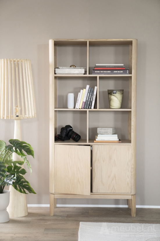 Boekenkast Harvey - Naturel - 96132 90cm – foto 5 – A-meubel