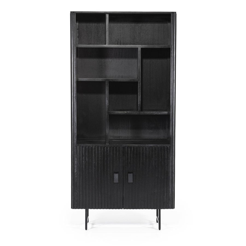 Boekenkast Remi - Zwart- 95733 96cm – A-meubel