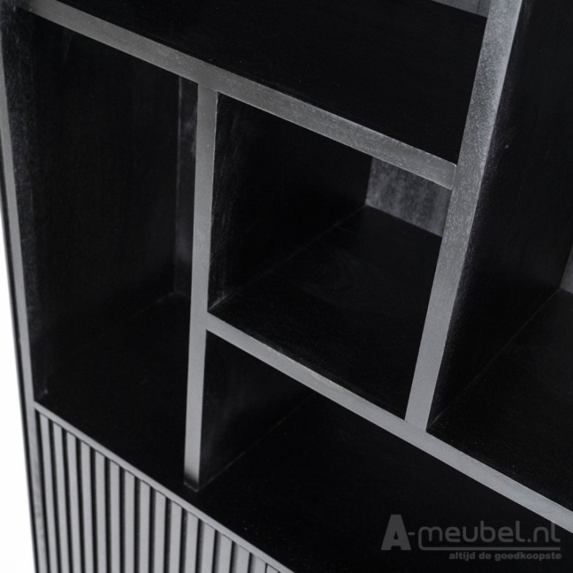 Boekenkast Remi - Zwart- 95733 96cm – foto 3 – A-meubel
