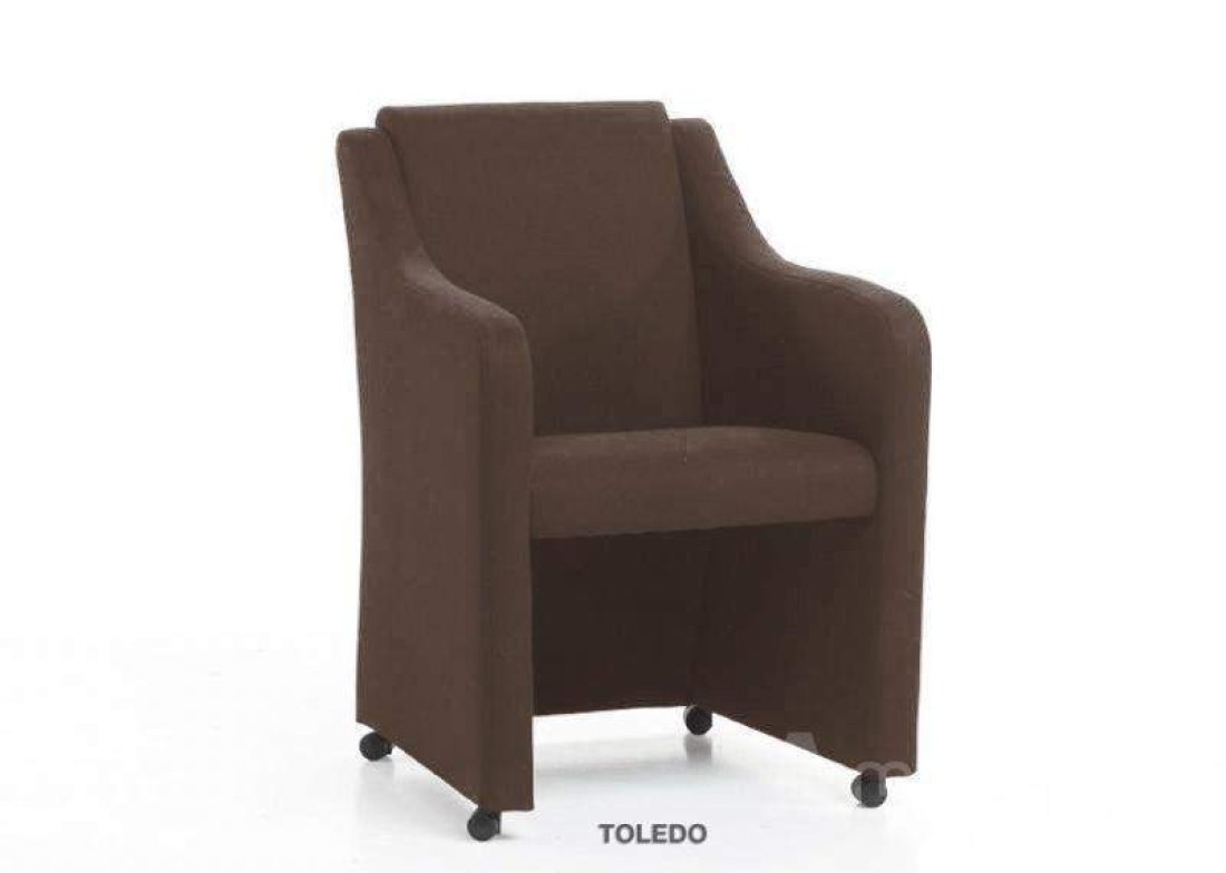 Stoel Toledo – wit eetkamerstoel – A-meubel