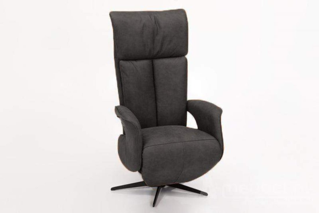 Relaxfauteuil Uitgeest – zwart relaxfauteuil – A-meubel
