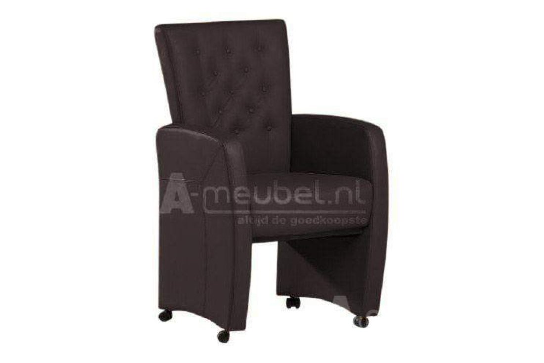 Stoel Carina – wit eetkamerstoel – A-meubel