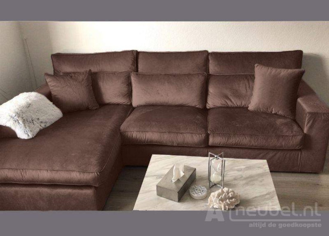 Oudenbosch Longchair Bruin – A-meubel