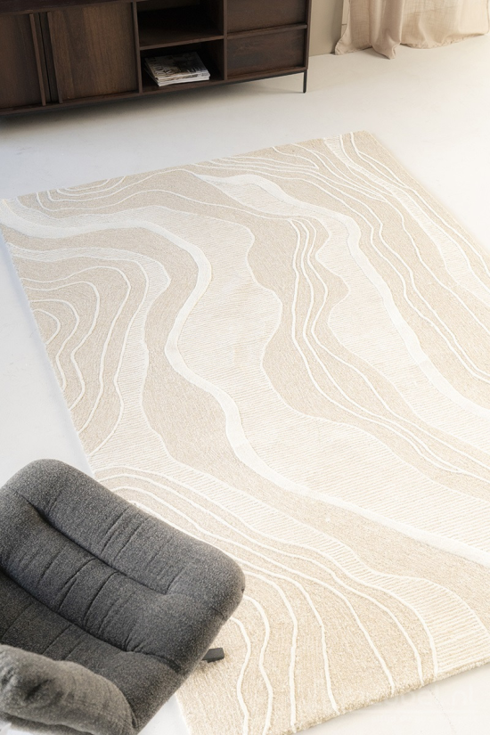 Carpet Soil 160x230cm - Beige - 230281 – foto 3 – A-meubel