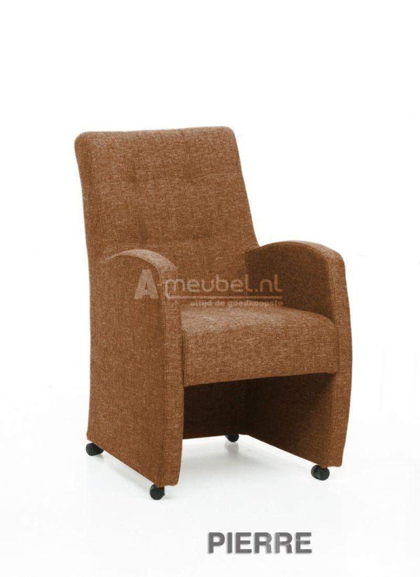 Stoel Pierre – wit eetkamerstoel – A-meubel