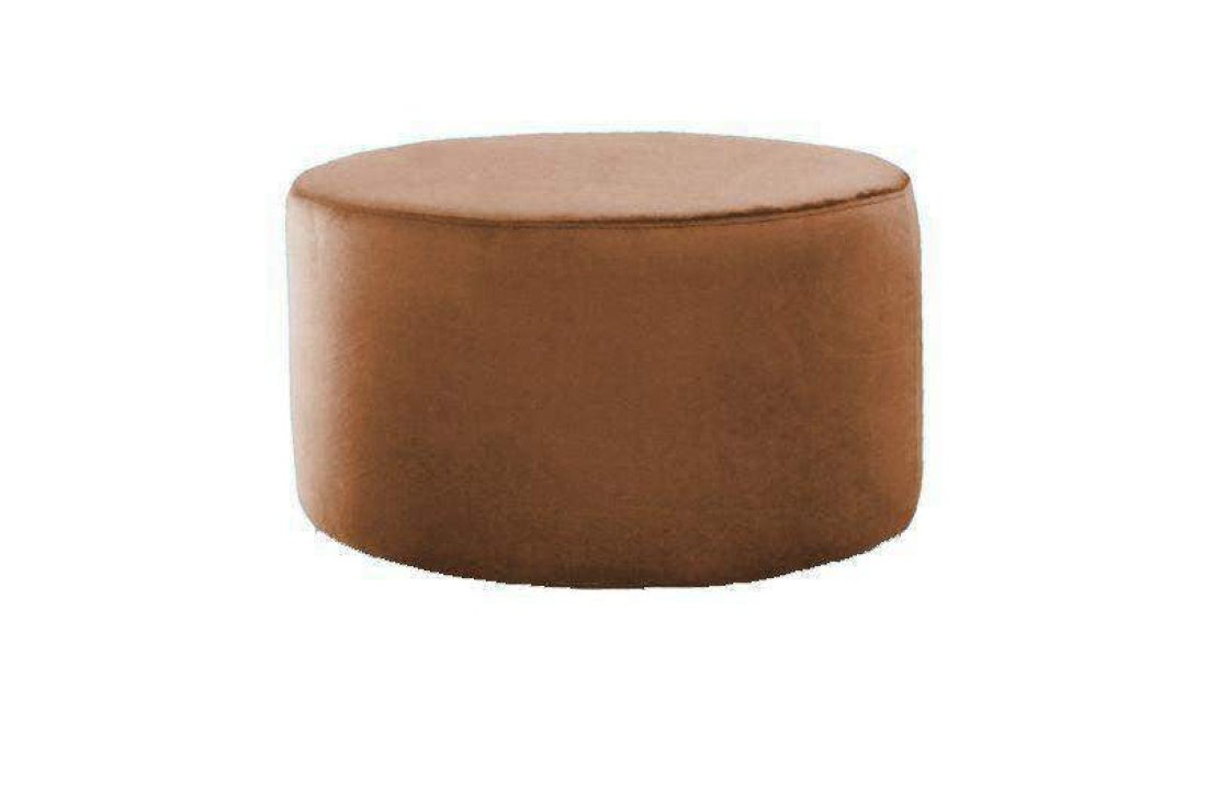 Poef Lexmond 45x45cm Cognac – A-meubel