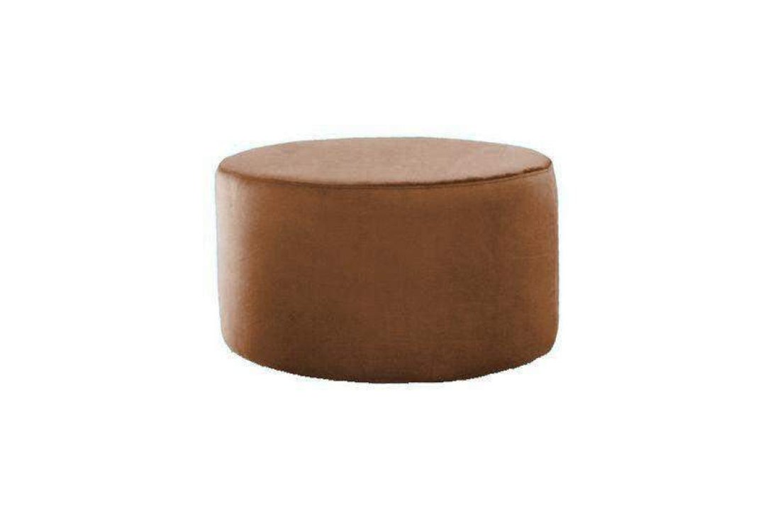 Poef Lexmond 40x40cm Cognac – A-meubel