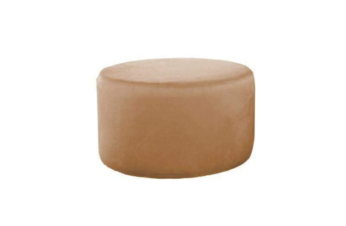 Poef Lexmond 47x47cm Cognac – A-meubel