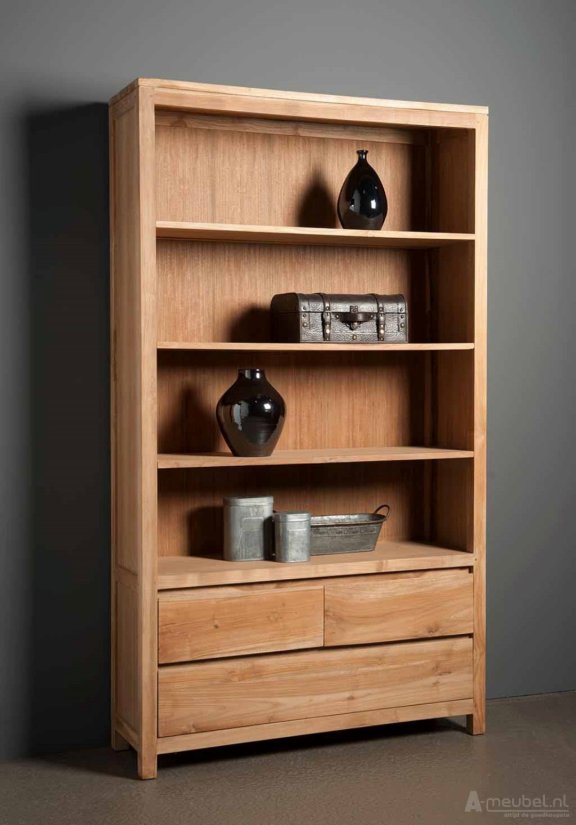 Corona Boekenkast 2 la 120cm – A-meubel