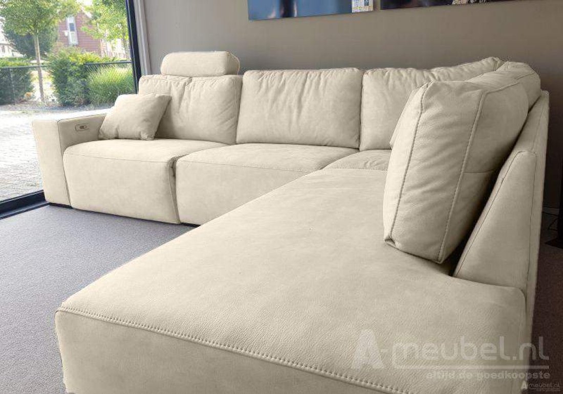 Marle Ottomaan Creme – A-meubel