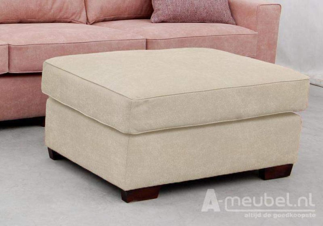 Venlo Hocker Groot Creme – A-meubel