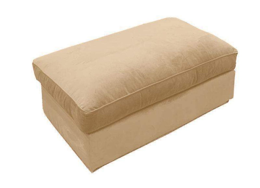 Oudenbosch Hocker B110 x D65 xH42cm Creme – A-meubel