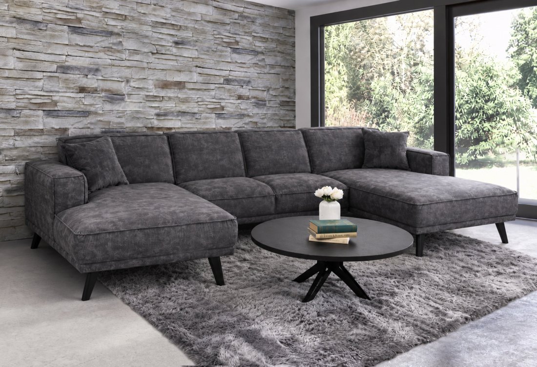 Hoekbank Den Haag Longchair + 2 Zits + Longchair – foto 2 – A-meubel