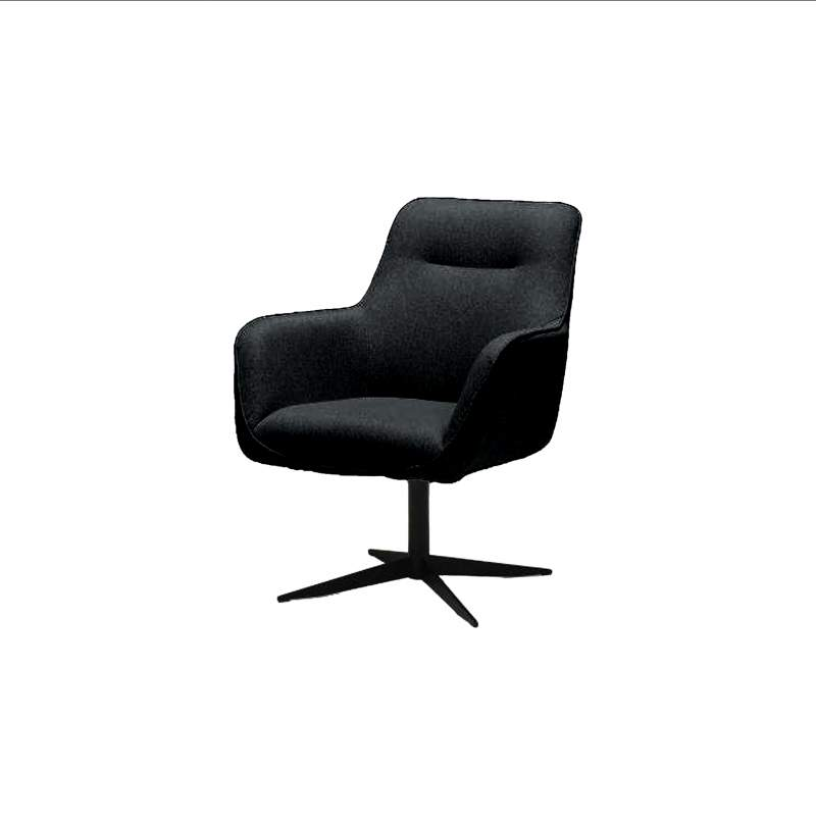 Draaifauteuil Rex – wit fauteuil – A-meubel