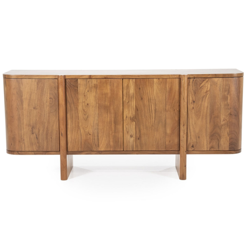 Dressoir Julian 4-deurs - Bruin - 95909 170cm – A-meubel