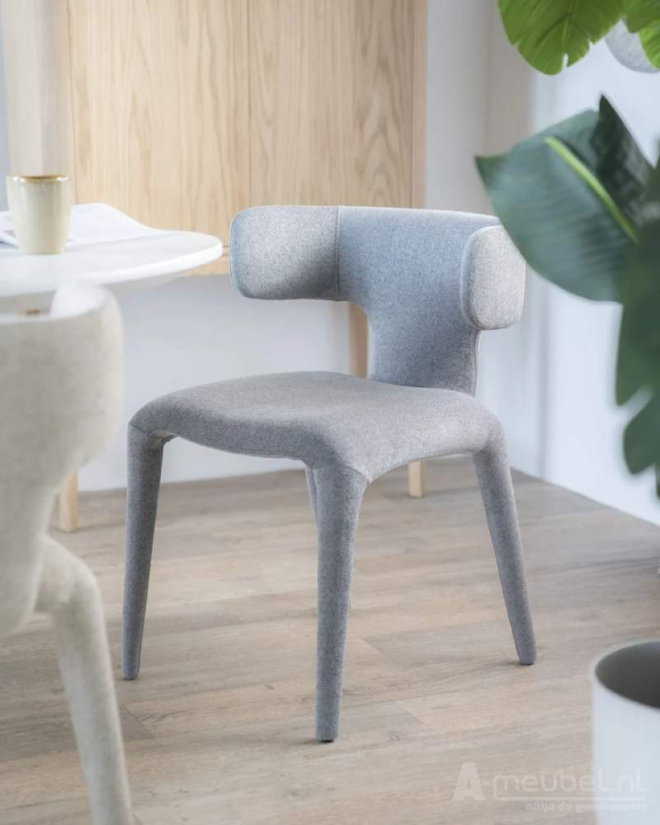 Eetkamerstoel Dave - Anthracite Porto - 96102 52cm – foto 8 – A-meubel