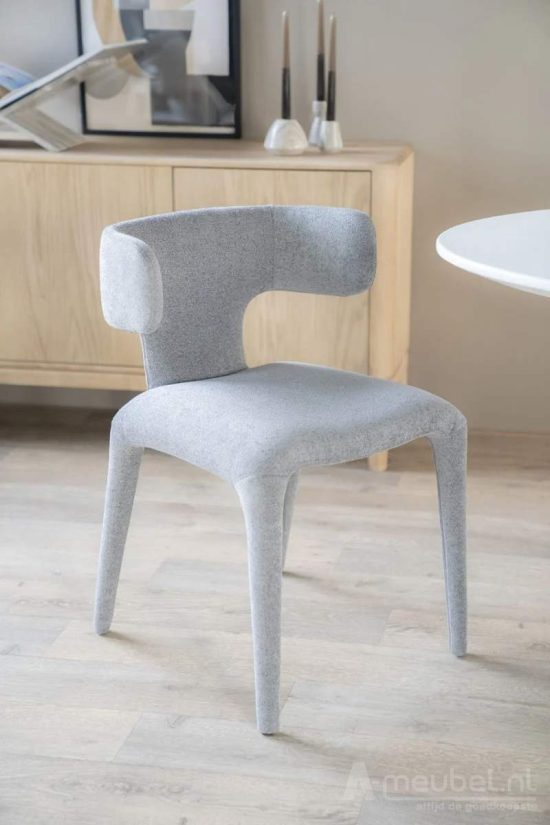 Eetkamerstoel Dave - Anthracite Porto - 96102 52cm – foto 9 – A-meubel
