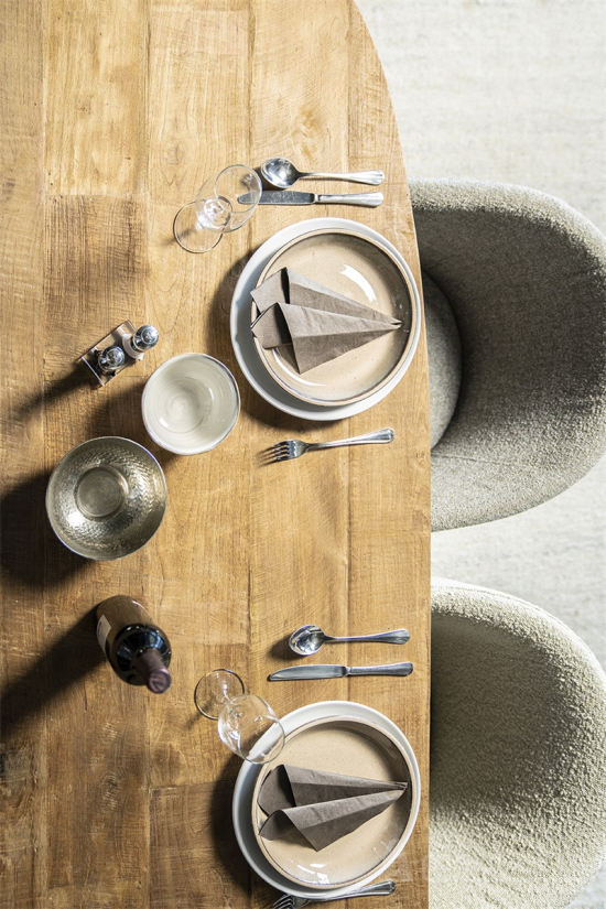 Eettafel Tabassum - 220cm - Naturel - 95598 – foto 9 – A-meubel