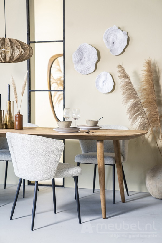 Eettafel Tabassum - 260cm - Naturel - 95599 – foto 7 – A-meubel