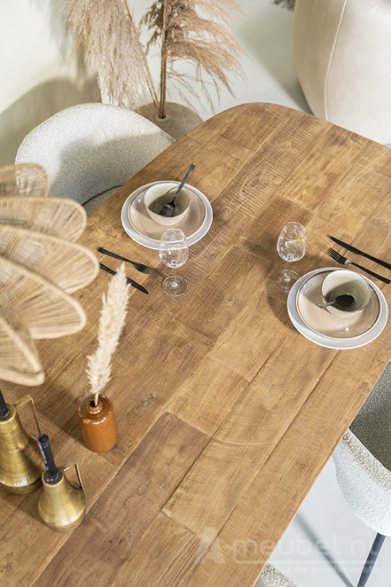 Eettafel Tabassum - 300cm - Naturel - 95600 – foto 5 – A-meubel