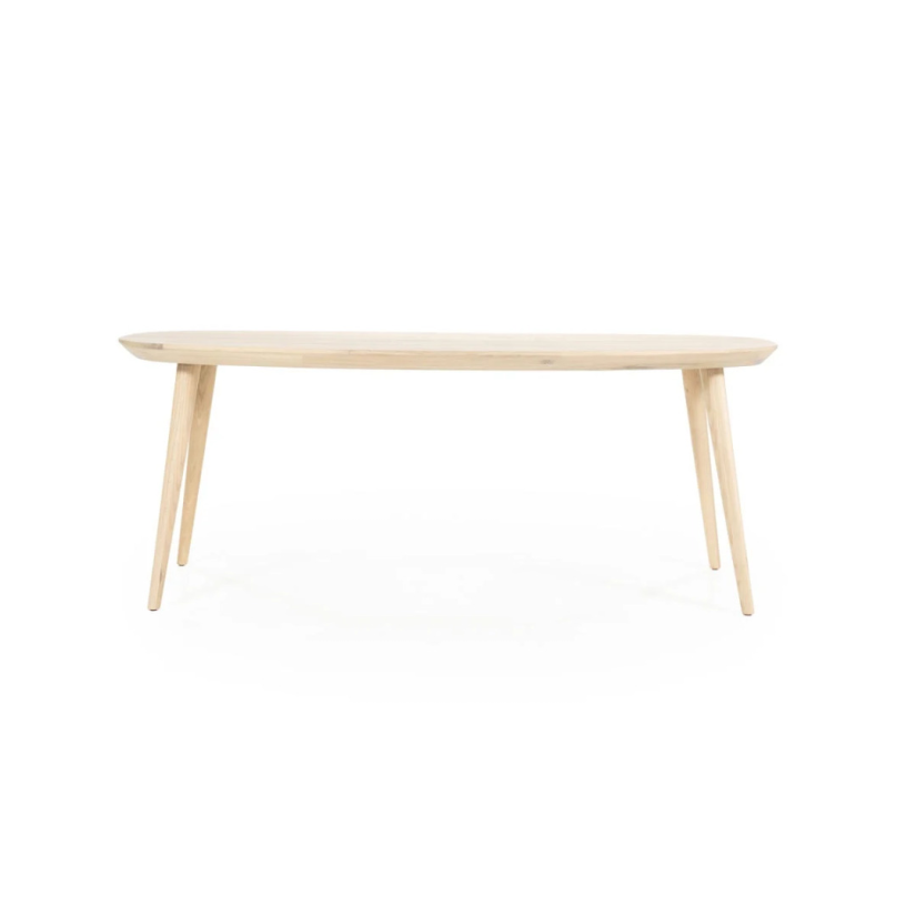 Eettafel Elijah - 220cm - Naturel - 96212 – A-meubel