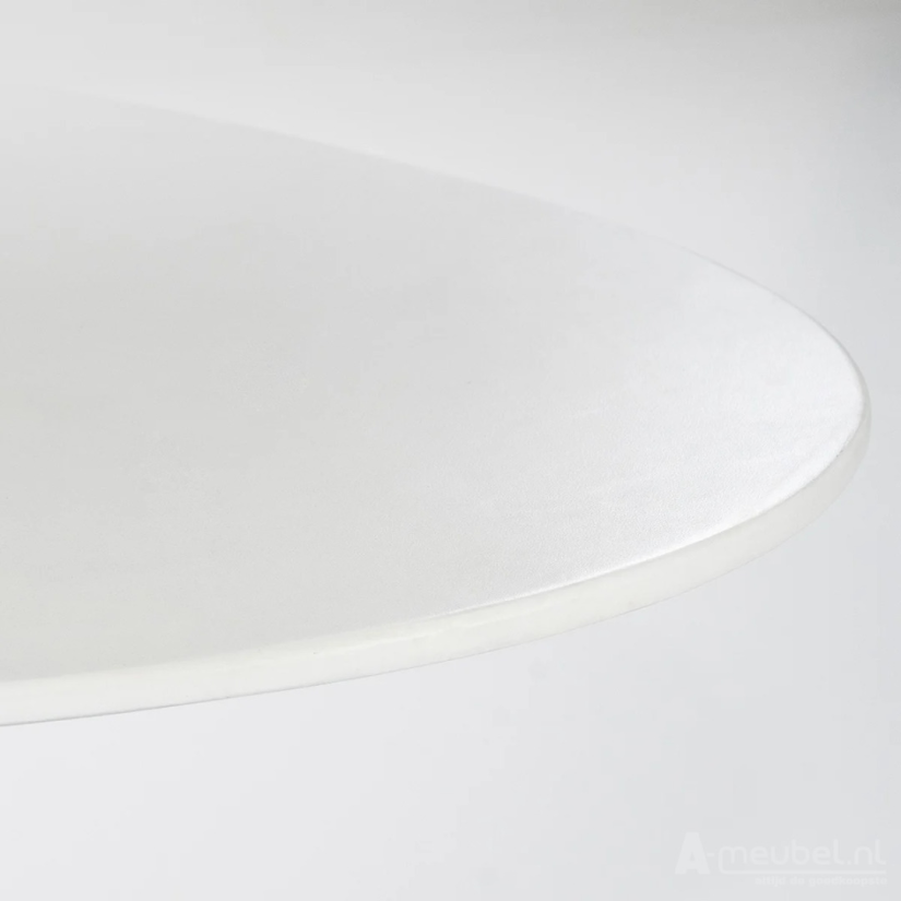 Eettafels Elin - 250x110x76cm - Wit - 95984 – foto 3 – A-meubel