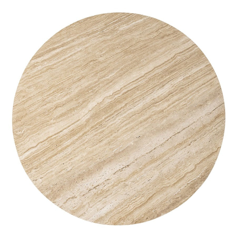 Eettafel Aikin - 130cm - Beige/Bruin - 95811 – foto 3 – A-meubel