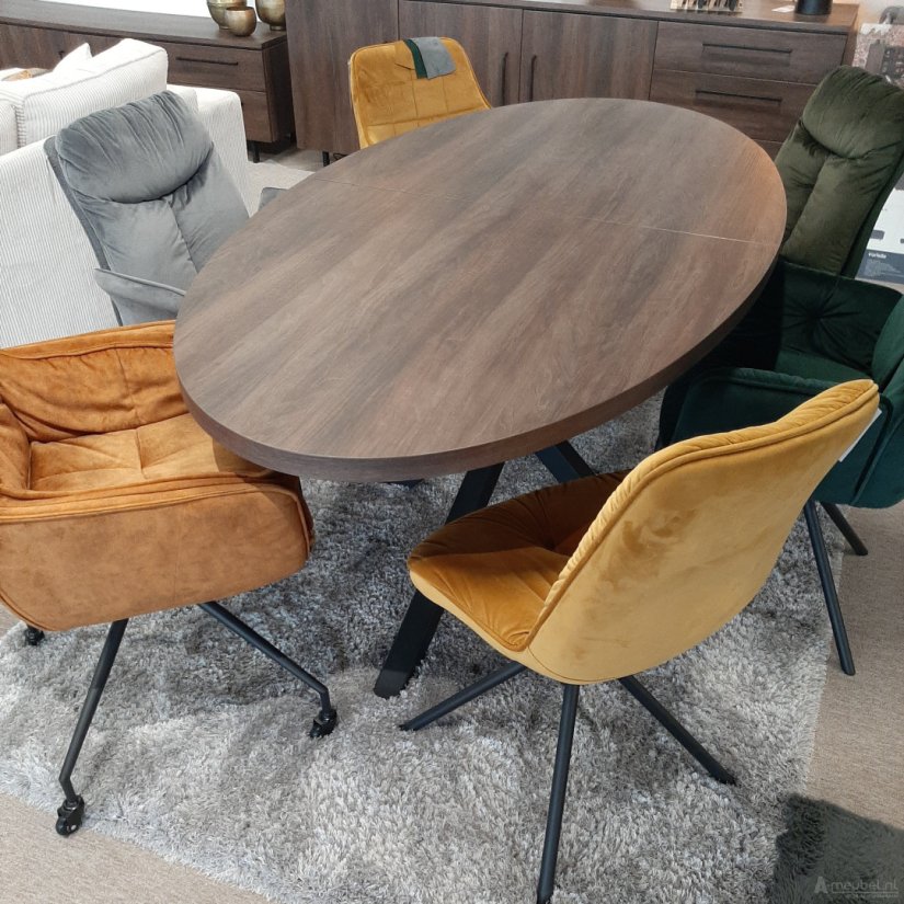 Eettafel Ovaal Uitschuifbaar Vaiana 200cm – foto 2 – A-meubel