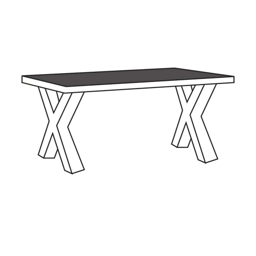 Udenhout Eettafel-XM 164cm – foto 2 – A-meubel