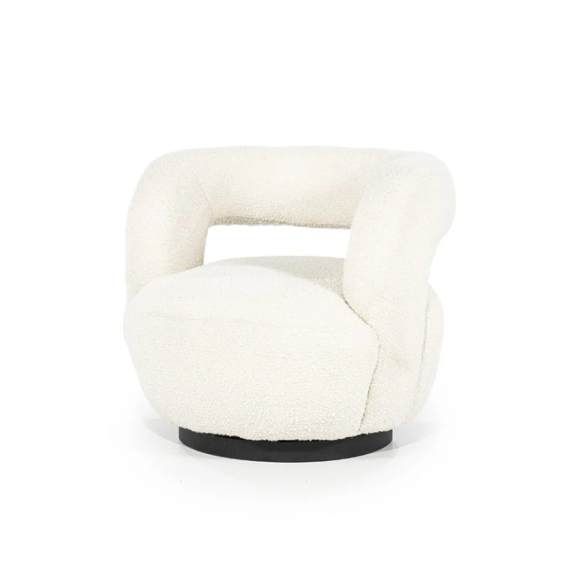 Fauteuil Sharon - Beige Spark - 95800 – beige fauteuil – A-meubel